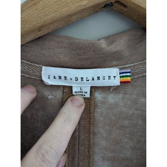 Jane + Delancey Boho Lagenlook Sleeveless Cotton Shirt Top Size L - Picture 5 of 8